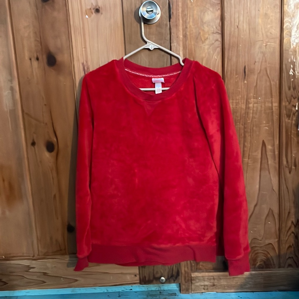 Soft Red Sleepwear sweater